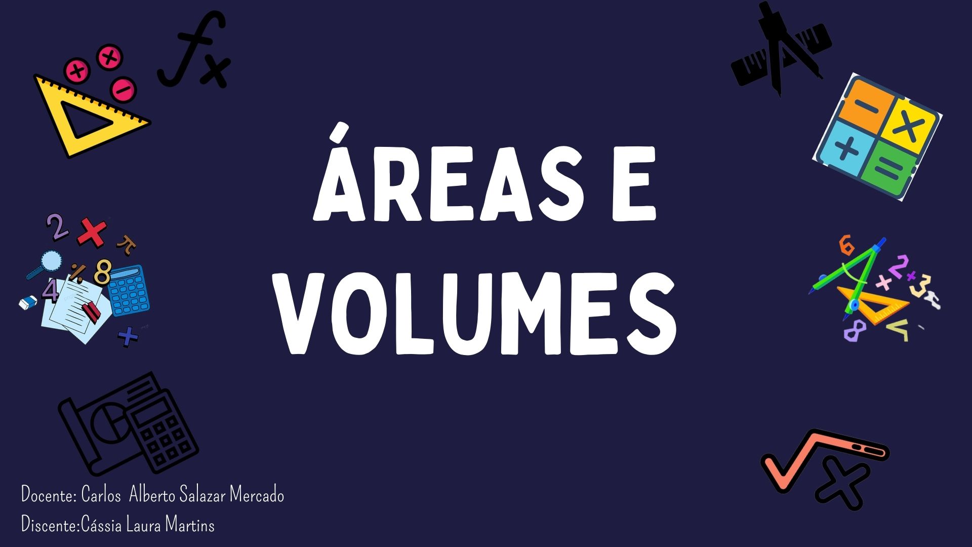 Áreas e volumes